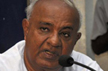 No money to fight by-polls, says Deve Gowda